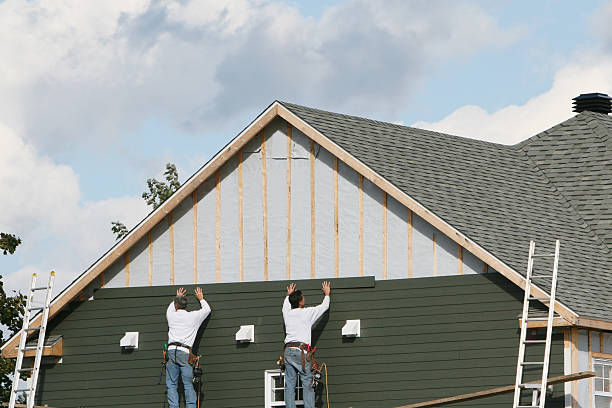 Professional Siding Contractor technician working in Benson, NC